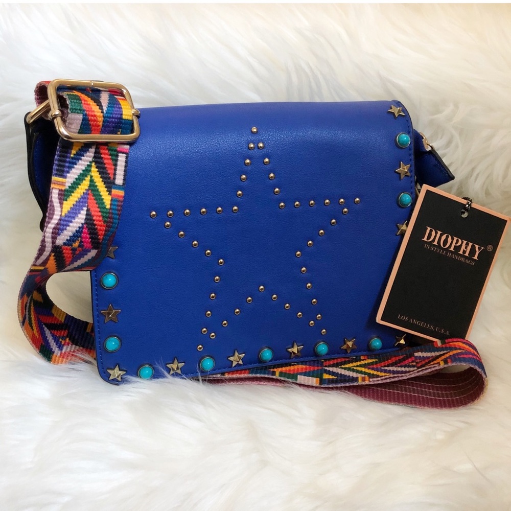 Diophy Los Angeles - Boho Aztec Crossbody